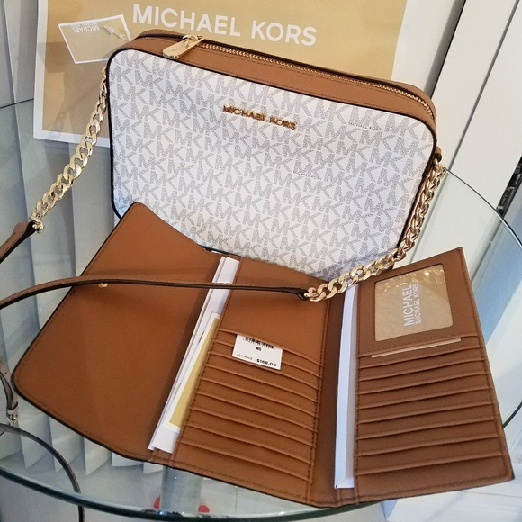 Michael Kors Handbags - new set crossbody and wallet trifold Authentic mk